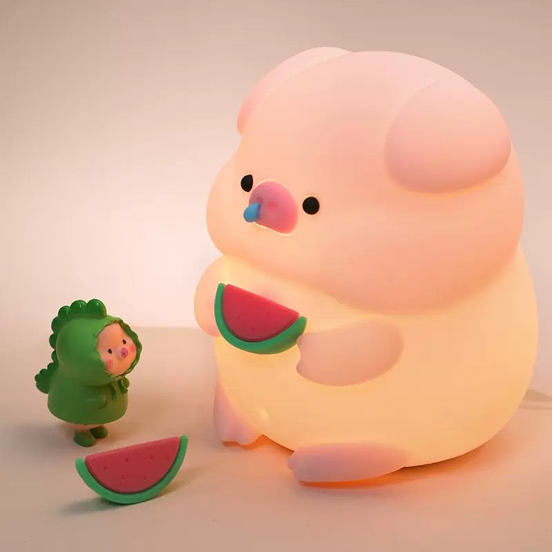 Foodie Pig Silicone LED Night Lamp (5-9 Working Days Delivery)