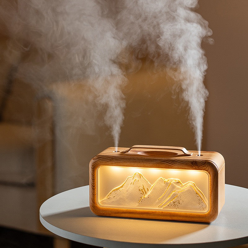 Mountain Scene Night Lamp + Humidifier (5-9 Working Days Delivery)
