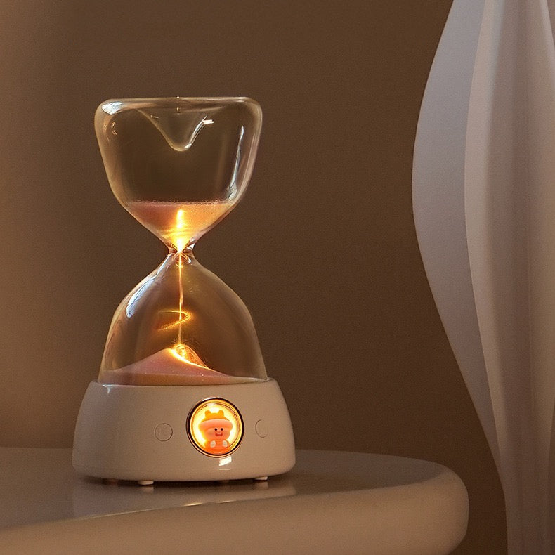 << READY STOCK >> Hourglass Bluetooth Speaker With Rainbow Lighting