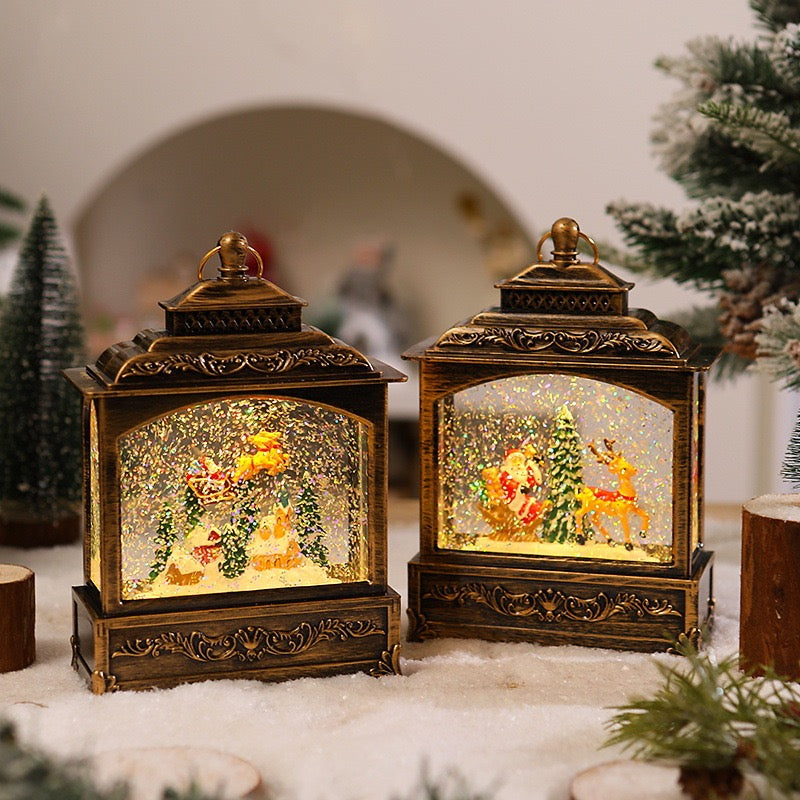 Christmas Chalet Snow Dome + Night Lamp (5-9 Working Days Delivery)