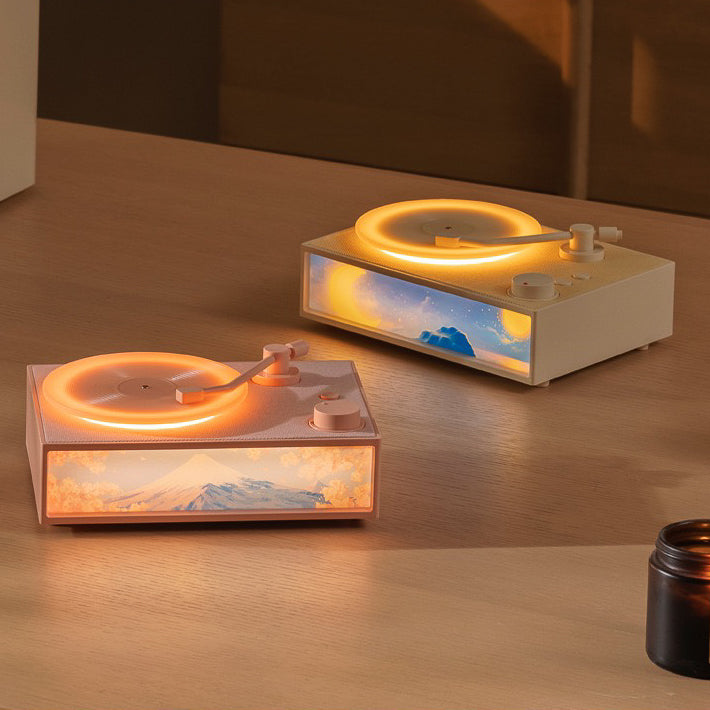 Modern Vinyl Bluetooth Speaker With Fragrance Diffuser (5-9 Working Days Delivery)