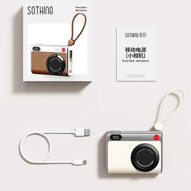SoThing Retro Camera Powerbank 10000mAh (5-9 Working Days Delivery)