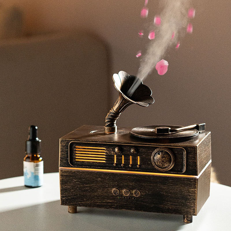 Classic Gramophone 2 in 1 Fragrance Diffuser + Bluetooth Speaker (5-9 Working Days Delivery)