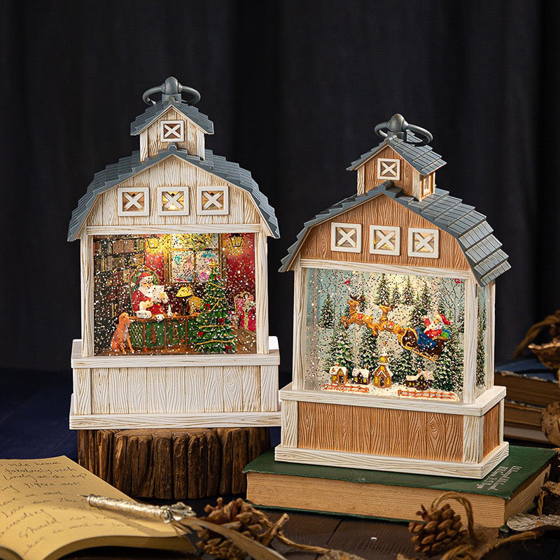 Farm House Snow Dome + Night Lamp (5-9 Working Days Delivery)