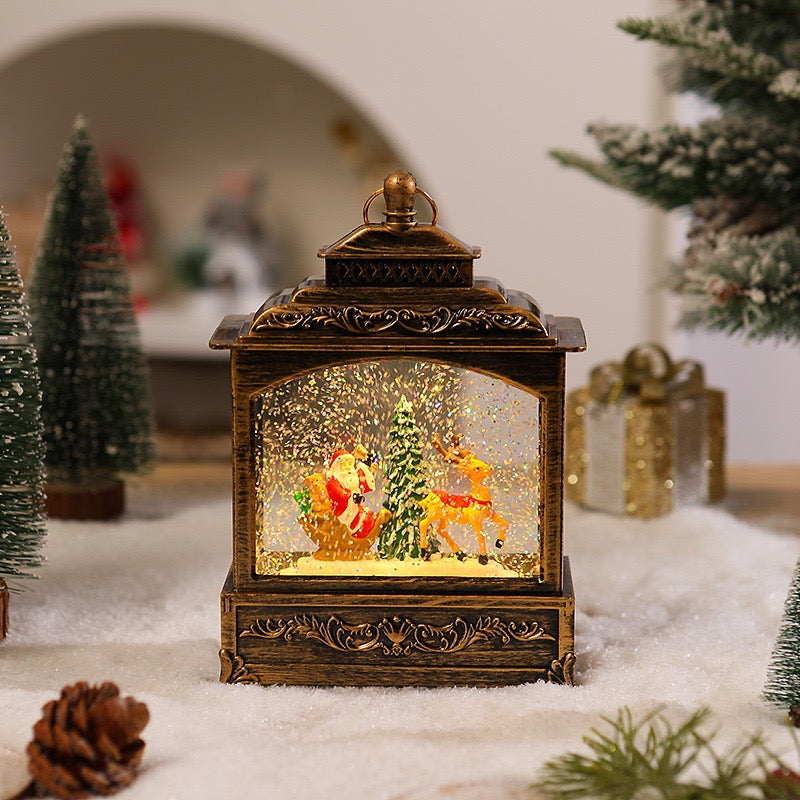 Christmas Chalet Snow Dome + Night Lamp (5-9 Working Days Delivery)