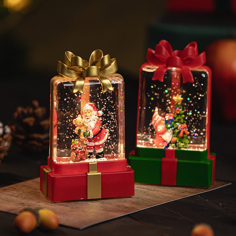 Christmas Gift Box Snow Dome + Night Lamp (5-9 Working Days Delivery)
