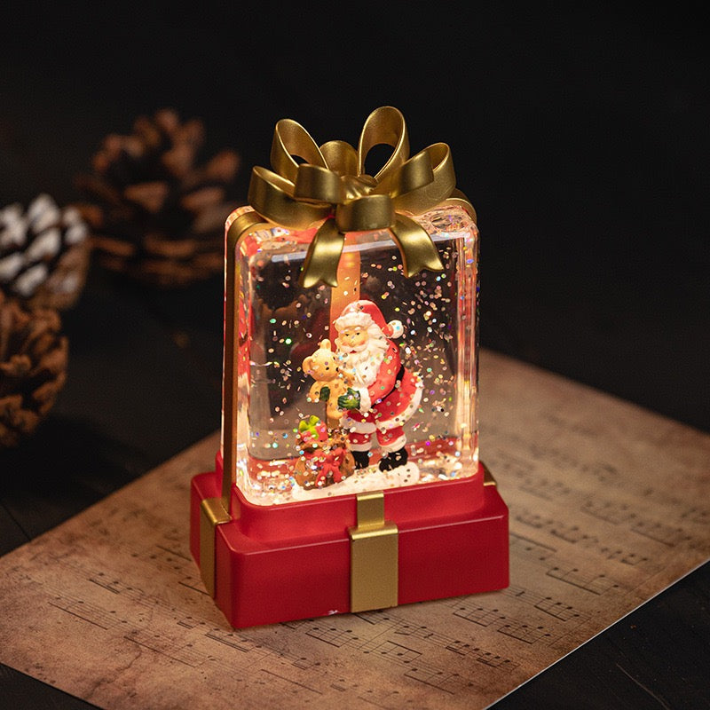 Christmas Gift Box Snow Dome + Night Lamp (5-9 Working Days Delivery)