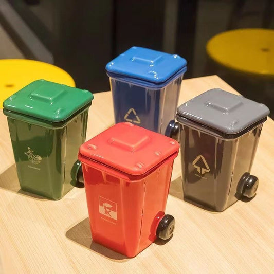 << READY STOCK >> Trash Bin Ceramic Coffee Mug