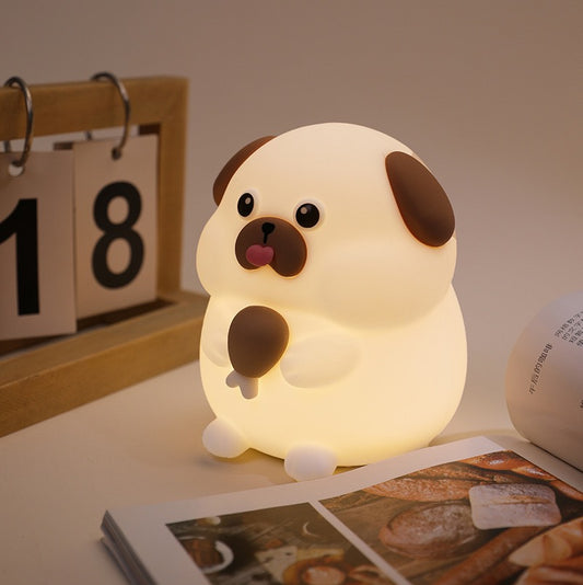 << READY STOCK >> Foodie Puppy Silicone LED Night Lamp