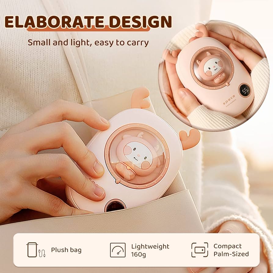 Space Pod Powerbank + Handwarmer 8000mAh (5-9 Working Days Delivery)