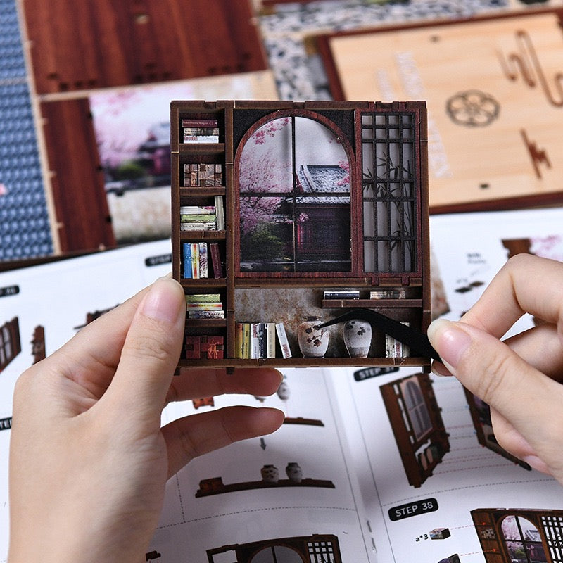 DIY Self-Assembled Miniature Kit - Japanese Book House (5-9 Working Days Delivery)