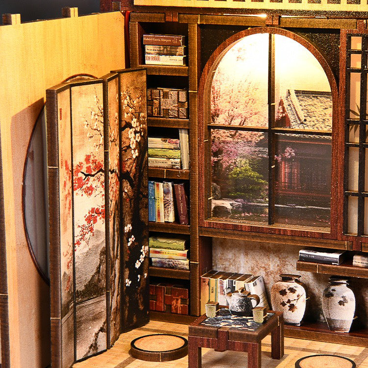 DIY Self-Assembled Miniature Kit - Japanese Book House (5-9 Working Days Delivery)