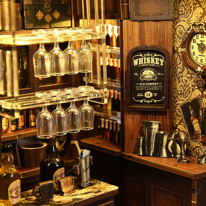 DIY Self-Assembled Miniature Kit - Corner Tavern & Cafe (5-9 Working Days Delivery)