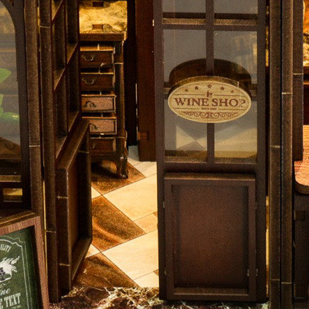 DIY Self-Assembled Miniature Kit - Corner Tavern & Cafe (5-9 Working Days Delivery)