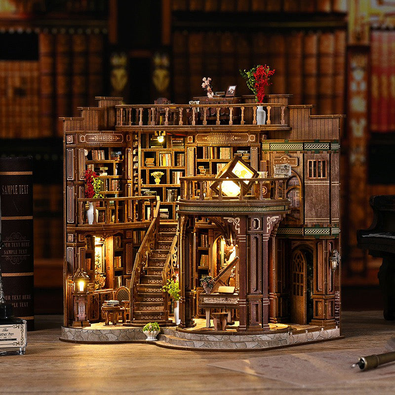 DIY Self-Assembled Miniature Kit - The Great Library (5-9 Working Days Delivery)