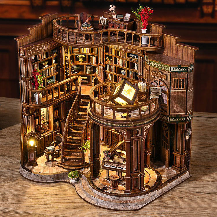 DIY Self-Assembled Miniature Kit - The Great Library (5-9 Working Days Delivery)