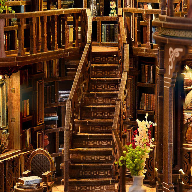 DIY Self-Assembled Miniature Kit - The Great Library (5-9 Working Days Delivery)