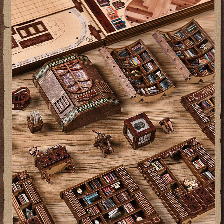 DIY Self-Assembled Miniature Kit - The Great Library (5-9 Working Days Delivery)
