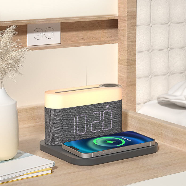 S26W Wireless Charging Pad + LED Lamp + Display Clock (5 - 9 Working Days Delivery)