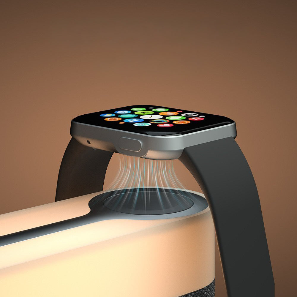S26W Wireless Charging Pad + LED Lamp + Display Clock (5 - 9 Working Days Delivery)