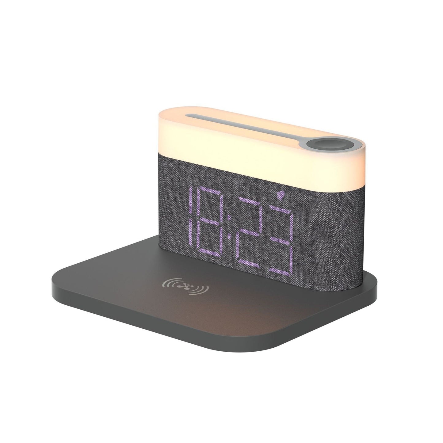 S26W Wireless Charging Pad + LED Lamp + Display Clock (5 - 9 Working Days Delivery)