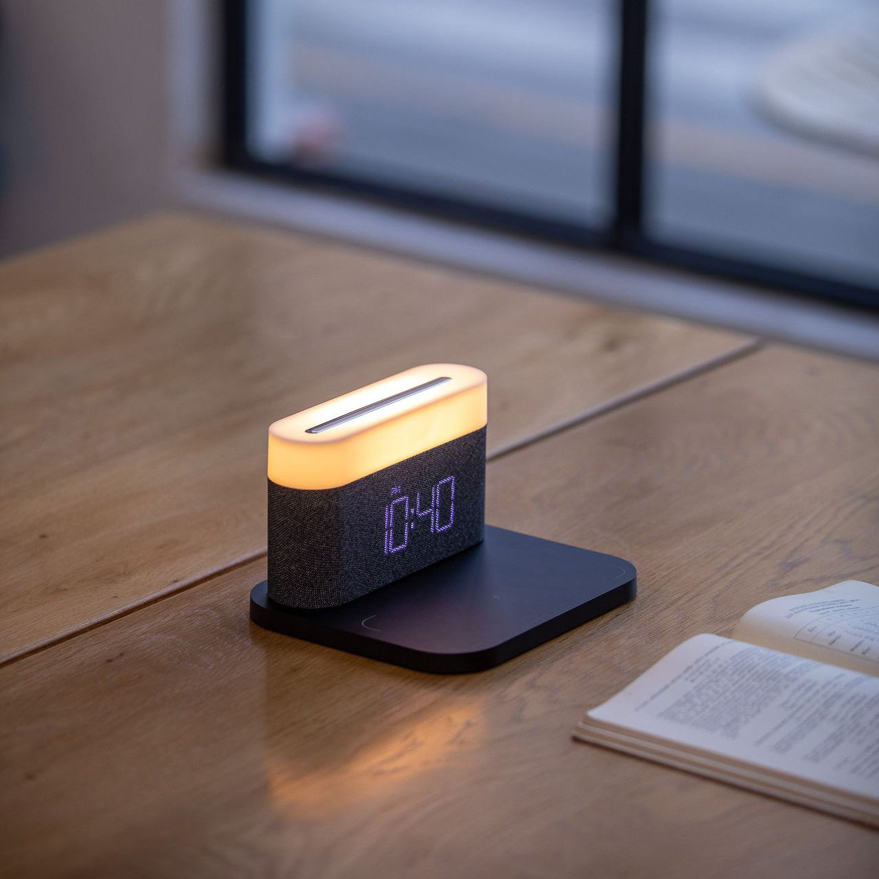 S26W Wireless Charging Pad + LED Lamp + Display Clock (5 - 9 Working Days Delivery)