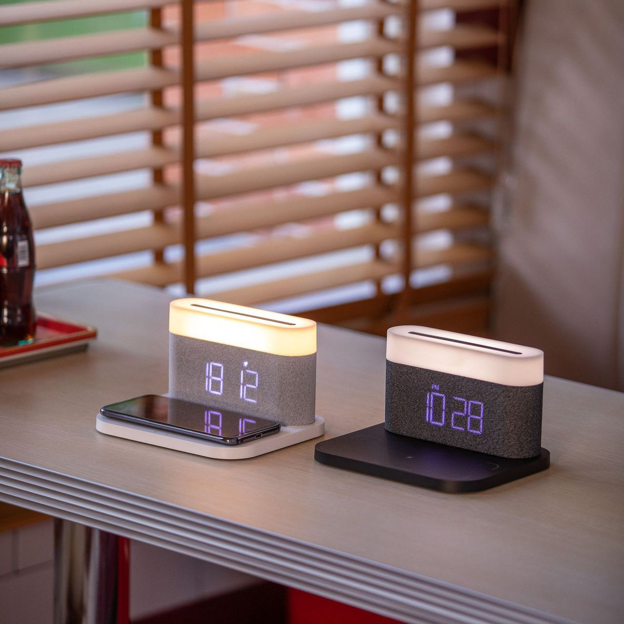 S26W Wireless Charging Pad + LED Lamp + Display Clock (5 - 9 Working Days Delivery)