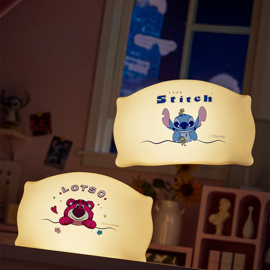 Lotso & Stitch Pillow LED Night Lamp (5-9 Working Days Delivery)