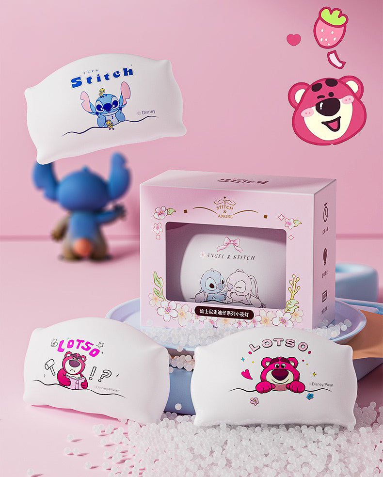 Lotso & Stitch Pillow LED Night Lamp (5-9 Working Days Delivery)
