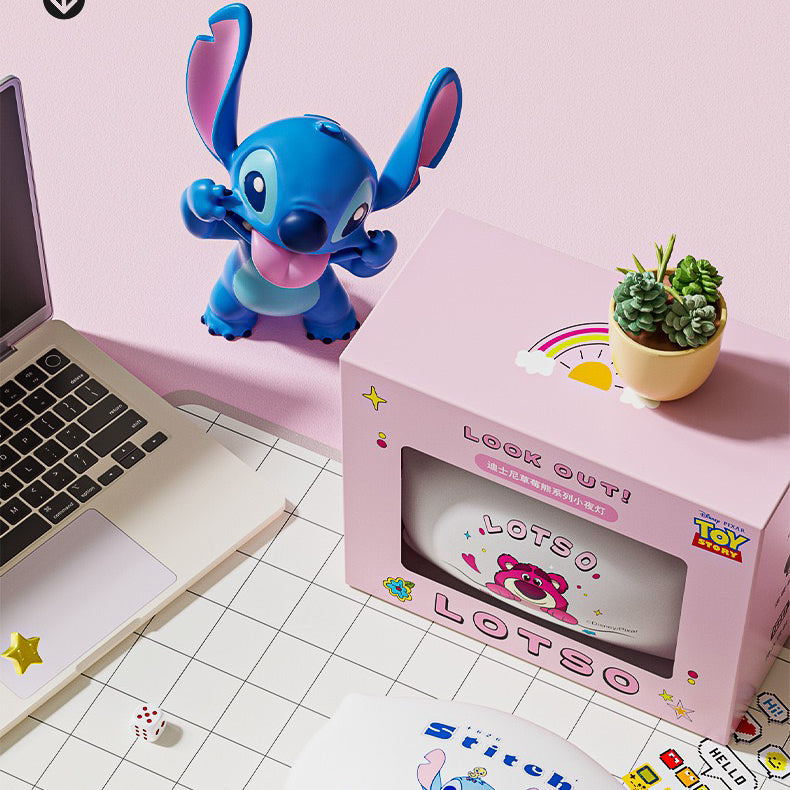 Lotso & Stitch Pillow LED Night Lamp (5-9 Working Days Delivery)
