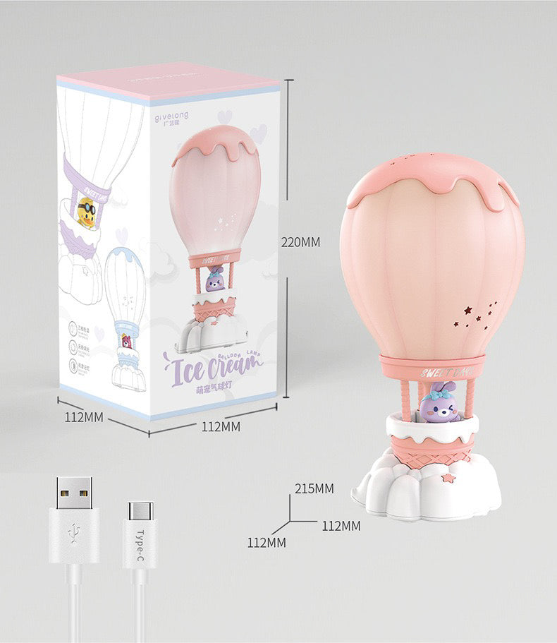 Ice Cream Balloon LED Night Lamp (5-9 Working Days Delivery)