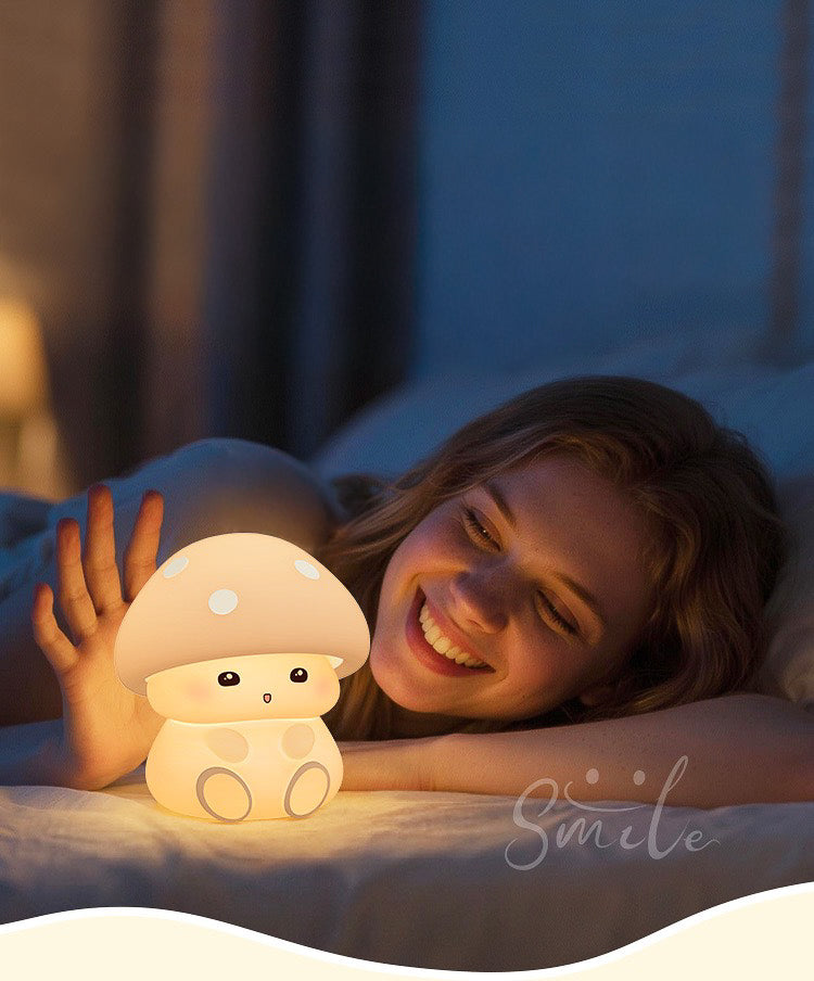 Baby Mushroom LED Night Lamp (5-9 Working Days Delivery)