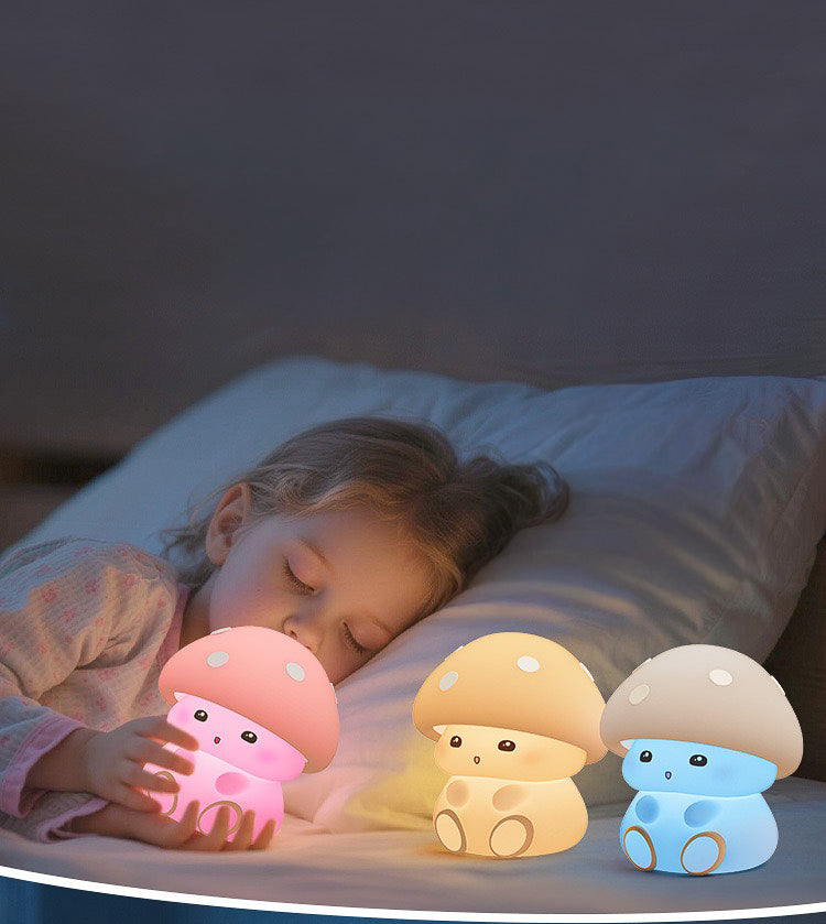 Baby Mushroom LED Night Lamp (5-9 Working Days Delivery)