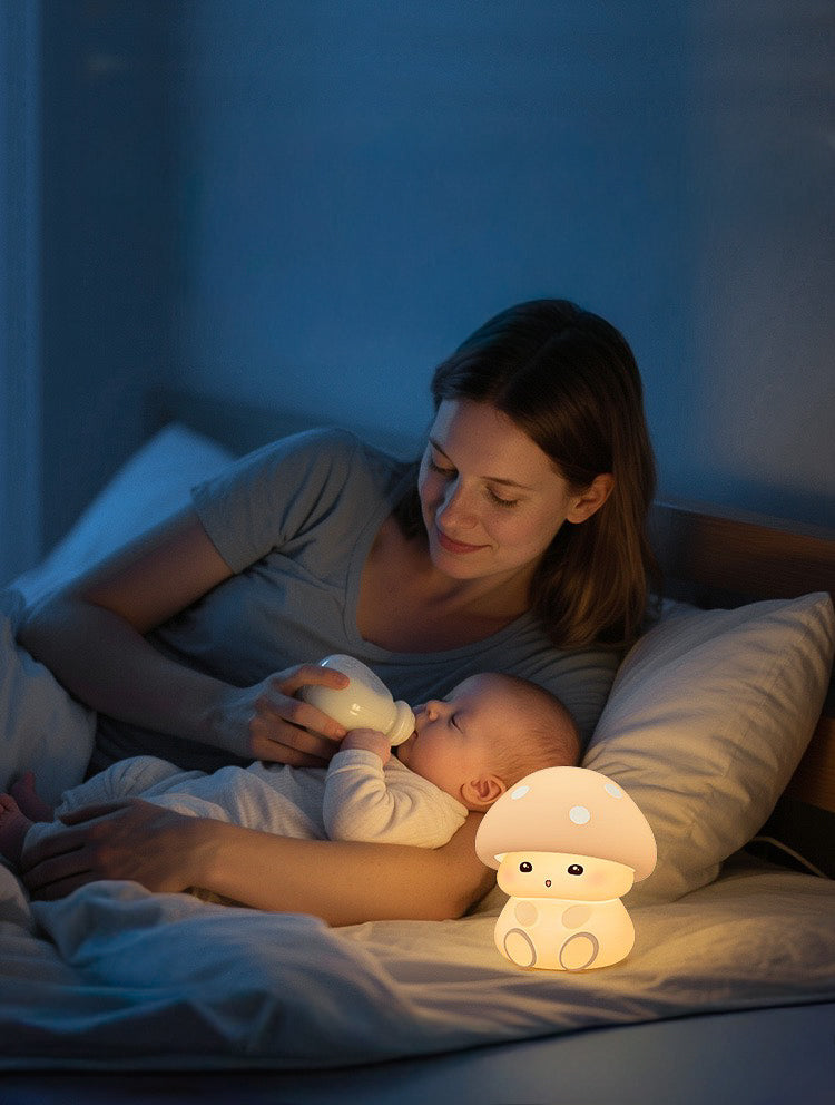 Baby Mushroom LED Night Lamp (5-9 Working Days Delivery)