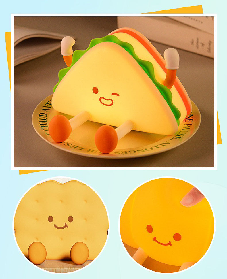 Sandwich & Cookies LED Night Lamp (5-9 Working Days Delivery)