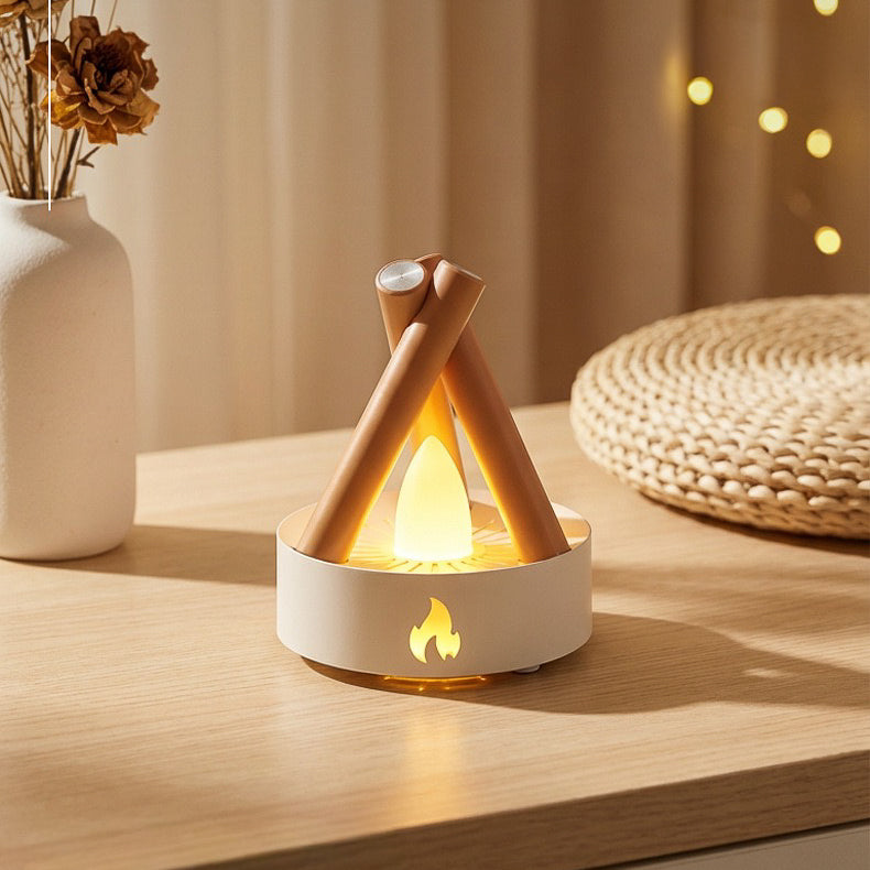 Modern Campfire 2 in 1 White Noise Player + LED Night Lamp (5-9 Working Days Delivery)