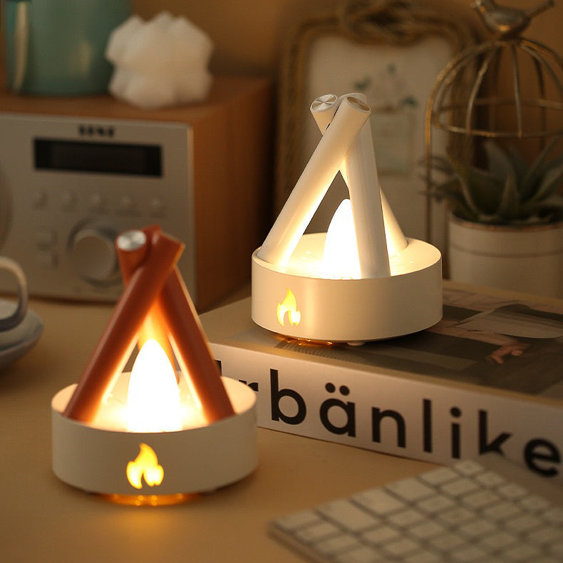 Modern Campfire 2 in 1 White Noise Player + LED Night Lamp (5-9 Working Days Delivery)