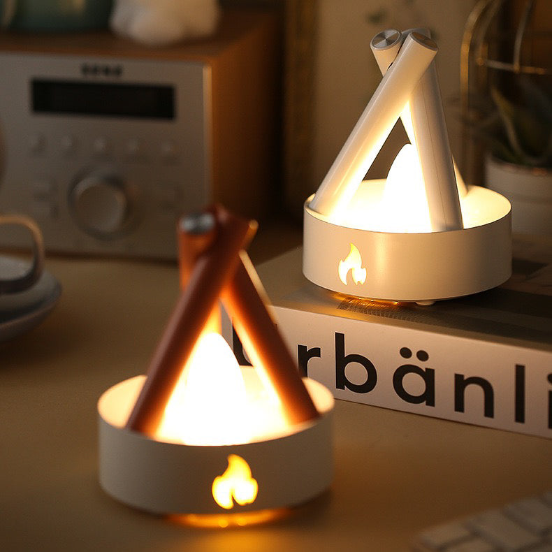 Modern Campfire 2 in 1 White Noise Player + LED Night Lamp (5-9 Working Days Delivery)