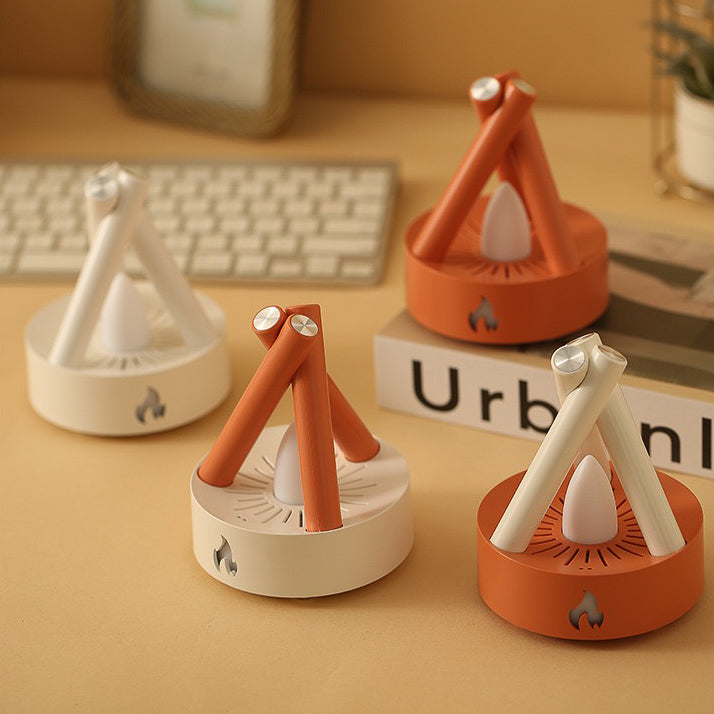 Modern Campfire 2 in 1 White Noise Player + LED Night Lamp (5-9 Working Days Delivery)