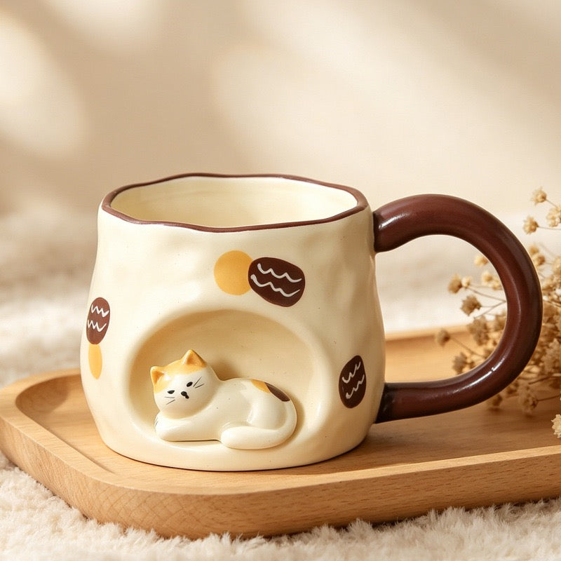 Comfy Kitty Coffee Mug (5-9 Working Days Delivery)