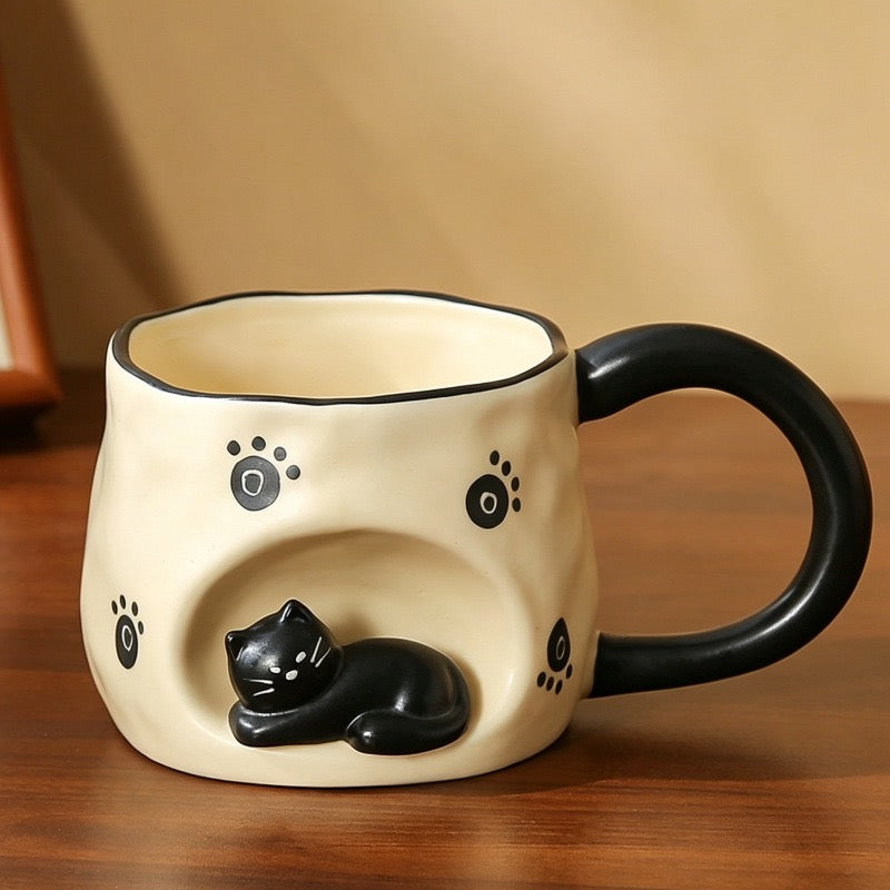 Comfy Kitty Coffee Mug (5-9 Working Days Delivery)