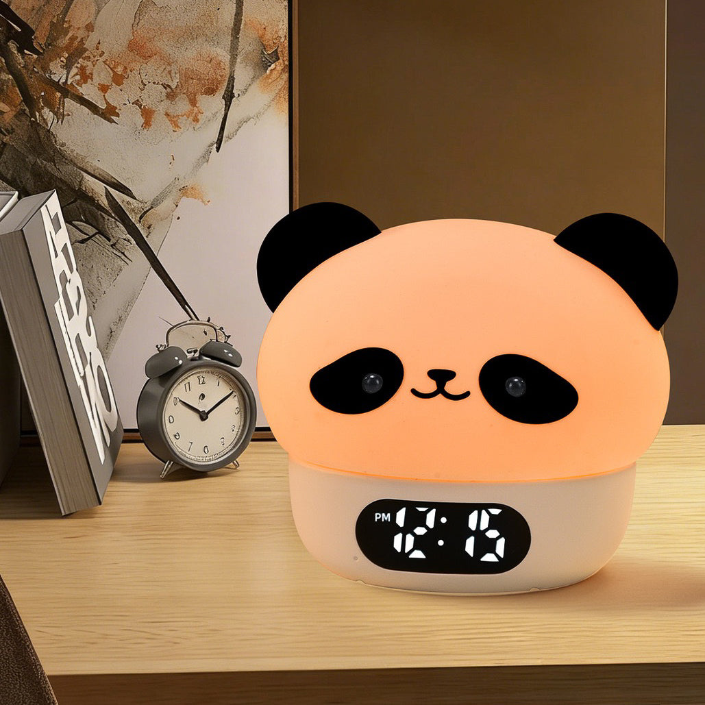 Cute Panda Alarm Clock + Night Lamp 2 in 1 (5-9 Working Days Delivery)