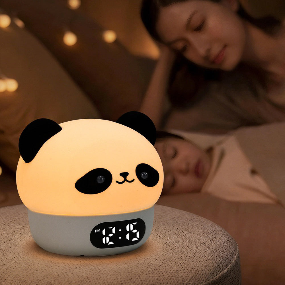 Cute Panda Alarm Clock + Night Lamp 2 in 1 (5-9 Working Days Delivery)