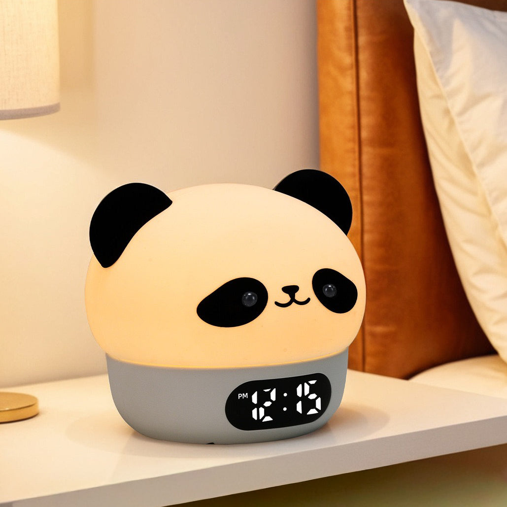 Cute Panda Alarm Clock + Night Lamp 2 in 1 (5-9 Working Days Delivery)
