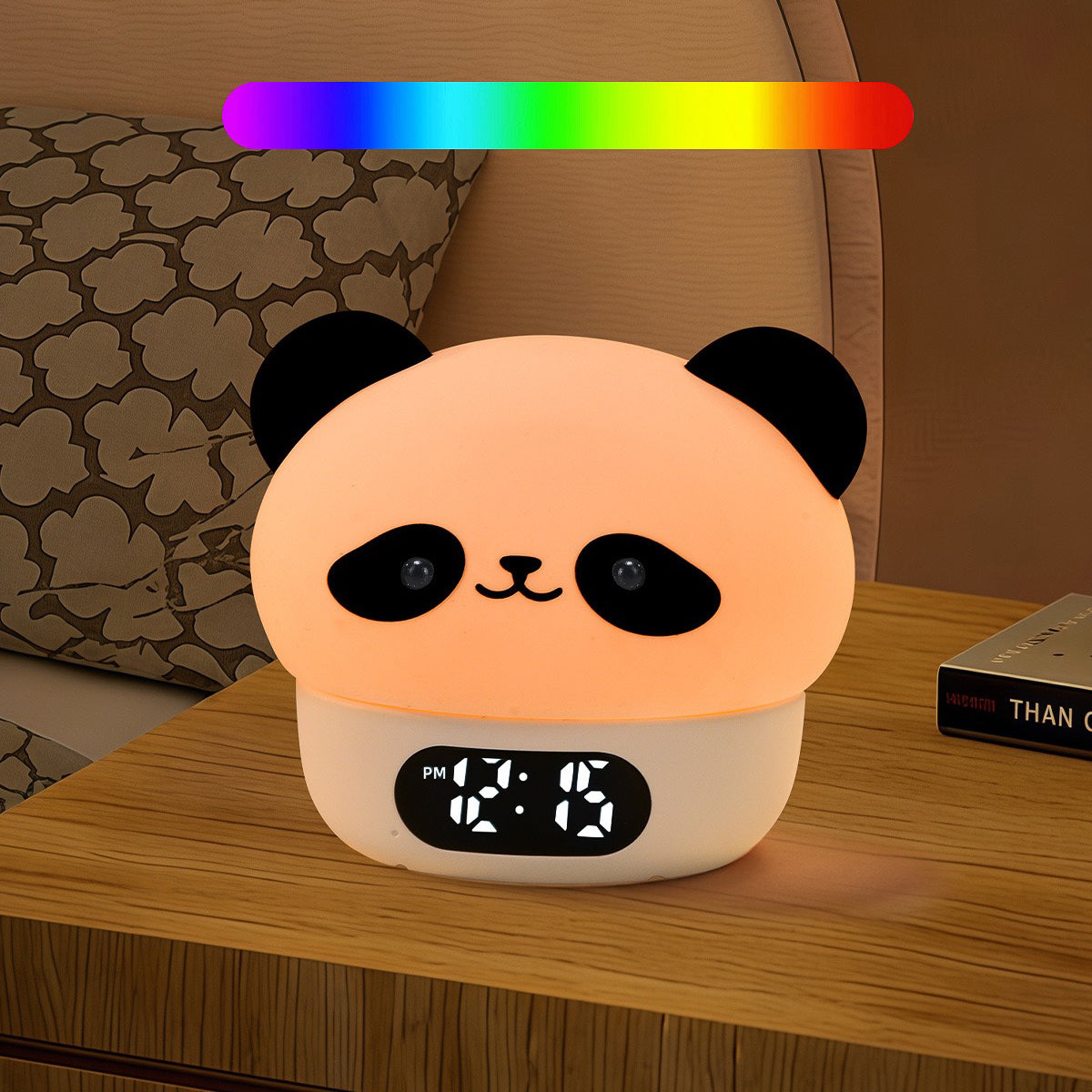Cute Panda Alarm Clock + Night Lamp 2 in 1 (5-9 Working Days Delivery)