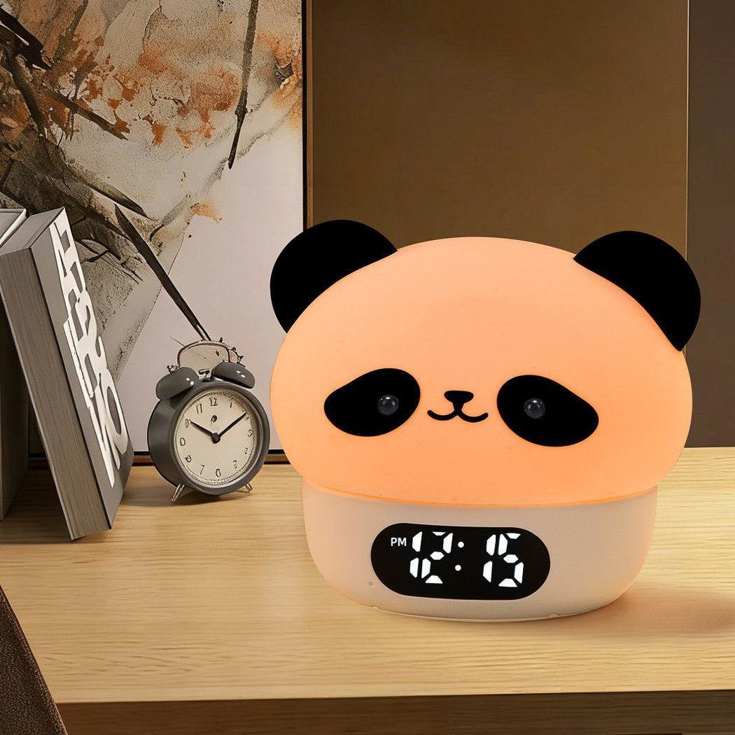 Cute Panda Alarm Clock + Night Lamp 2 in 1 (5-9 Working Days Delivery)