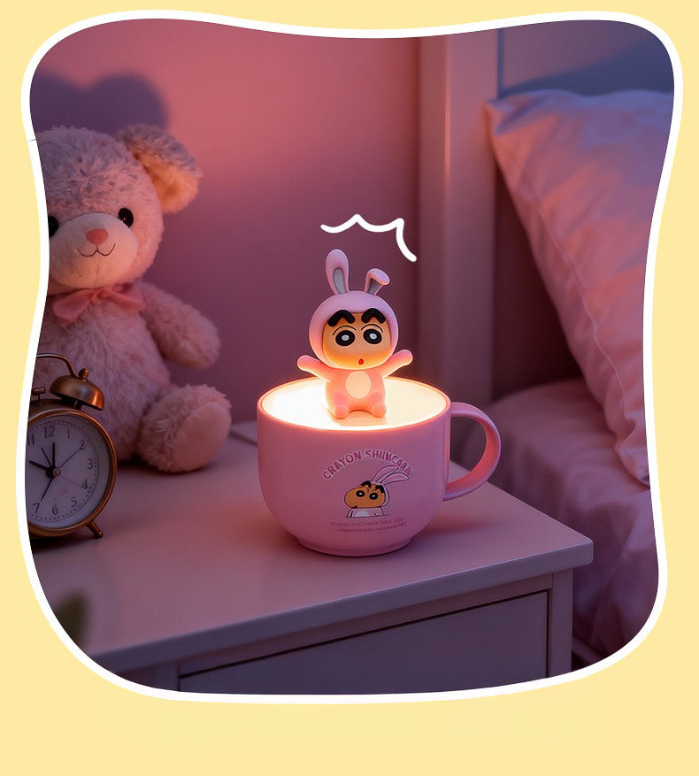Crayon Shin Chan Coffee Mug LED Night Lamp (5-9 Working Days Delivery)