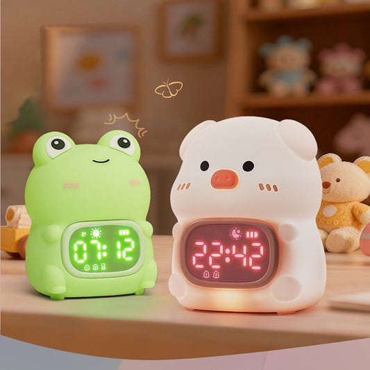 Cute Animal LED Night Lamp + Alarm Clock (5-9 Working Days Delivery)
