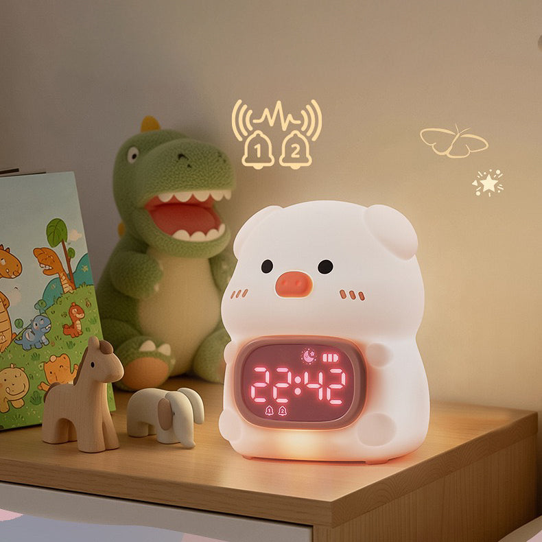 Cute Animal LED Night Lamp + Alarm Clock (5-9 Working Days Delivery)