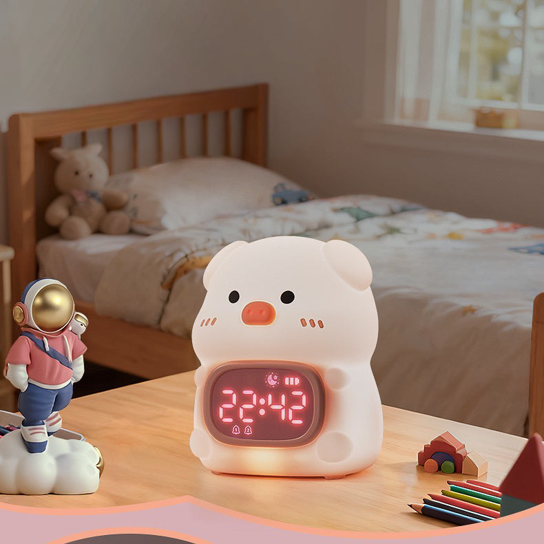Cute Animal LED Night Lamp + Alarm Clock (5-9 Working Days Delivery)